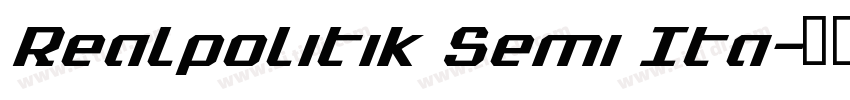 Realpolitik Semi Ita字体转换